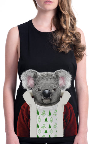 Women's Christmas Koala Tank