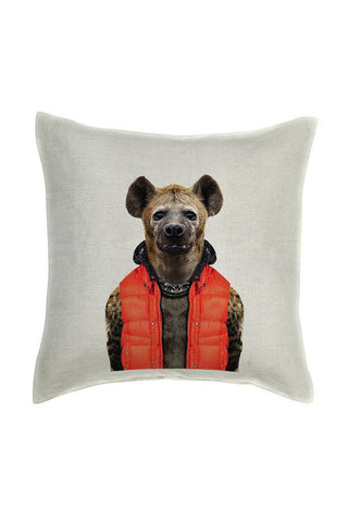 Hyena Cushion Cover - Linen