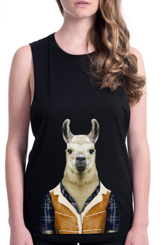 Women's Llama Tank