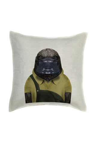 Platypus Cushion Cover - Linen