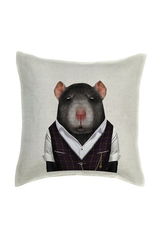 Rat Cushion Cover - Linen