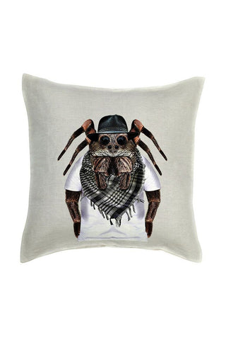 Spider Cushion Cover - Linen